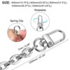 Unique Bargains Iron Flat Handbags DIY Accessories Purse Chain Strap 5 Pcs - 2 of 3