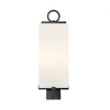 Sana Outdoor Aluminum Fixture - 2 Bulbs, Dimmable, Wet Rated, 7"W x 20"H, Matte Black - 2 of 4