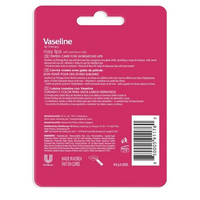 Vaseline Rosy Lip Therapy Stick - 2pk/0.16oz each