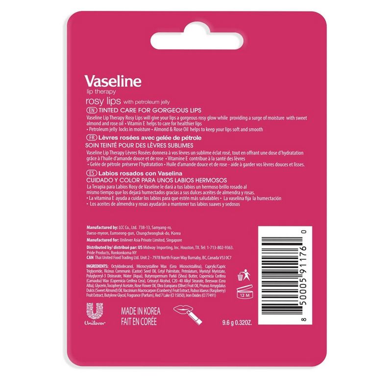 Vaseline Rosy Lip Therapy Stick - 2pk/0.16oz each, 2 of 5