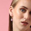 SOHI Women's Lilac Belle Drop Earrings - 3 of 4