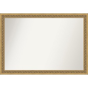Amanti Art Carter Dark Gold Non-Beveled Wood Framed Bathroom Vanity Wall Mirror - 1 of 4