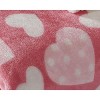 Kate Aurora Valentine's Day Pink Polka Dot Hearts Ultra Soft & Plush Accent Throw Blanket - 50 In W X 60 In. L - 3 of 3