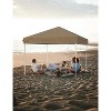 10×10 ft Heavy‑Duty Instant Pop‑Up Canopy Tent – One‑Person Push‑Button Setup + Wheeled Bag & 1 Sidewall, UV/Water‑Resistant Outdoor Shelter - 4 of 4