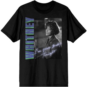 Whitney Houston Baby Tonight Women's Black T-shirt - 1 of 3