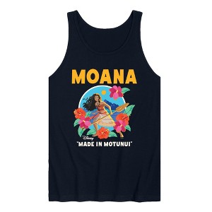 Men's Moana Made In Motunui Graphic Tank Top - Navy - X-Large : Target