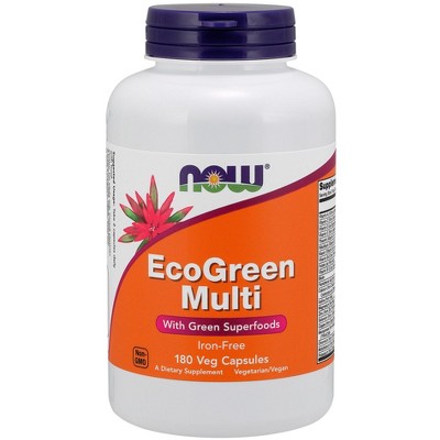 EcoGreen Multi Vitamin VegCap by Now Foods  -  180 VegCap