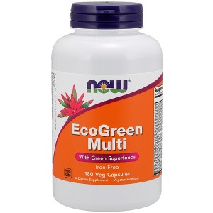 EcoGreen Multi Vitamin VegCap by Now Foods  -  180 VegCap - 1 of 2