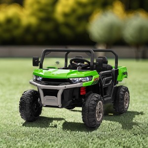 Whisen Two-Seater Ride-On Truck Toy with Dump Bed and Shovel for Children - 1 of 4