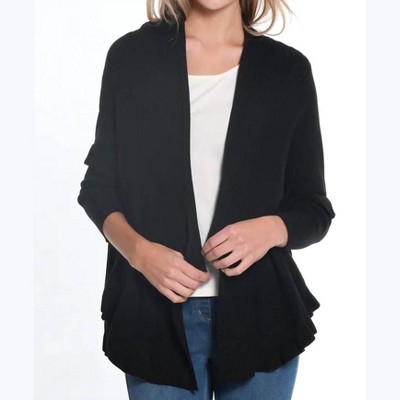 Women's Ruffle Hem Sweater Cardigan - Multiples