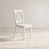 Jofran,Eastern Tides Coastal Wire-Brushed Wood X-Back Acacia Dining Chair (Set of 2) - 2 of 4