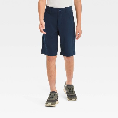 Boys' Quick Dry Uniform Shorts - Cat & Jack™ Navy Blue 8 : Target