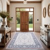 Washable Indoor Vintage Carpet For Living Room Bedroom Decor Retro Low Pile Non Slip Area Rugs Soft Thin Rug Farmhouse Office - 4 of 4