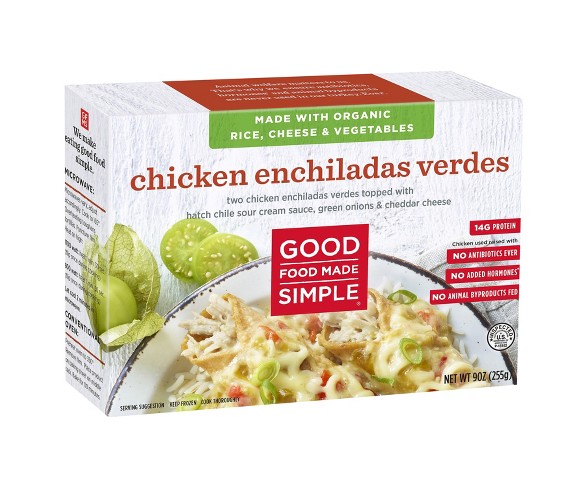 Good Food Made Simple Frozen Chicken Enchiladas Verdes - 9oz