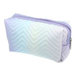 Unique Bargains Travel Makeup Bag Portable Toiletry Bag Small Cosmetic Organizer Gradient - 1 of 4