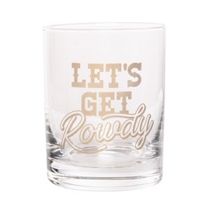 Totalee Gift Let’s Get Rowdy Rocks Glass Clear 10 oz - 1 of 2