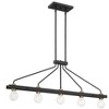 Designers Fountain Ravella 5 - Light Chandelier in  Black - 4 of 4