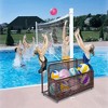 Poolside Rattan Storage Box with Rolling Wheels | 43.3" L x 22.5" W x 28.7" H | Versatile for Poolsides - 3 of 4