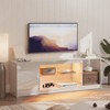 Bestier Modern TV Stand for up to 65" TVs Gaming Entertainment Center with Adjustable Shelves for PS5 - 58 inches - 2 of 4