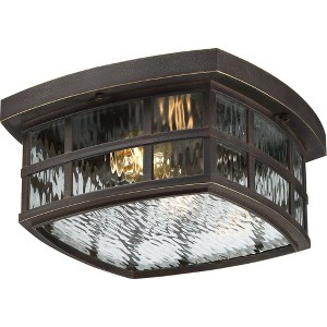Quoizel Lighting Stonington 2 - Light Flush Mount in  Palladian Bronze - 1 of 4