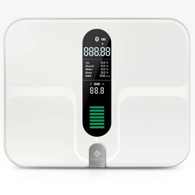 Etekcity - Digital Body Weight Scale with Resistance Bands - Black