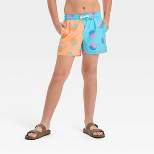 Boys' Wave Colorblock Swim Shorts - art class™ Blue