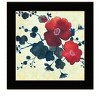 HomeRoots Japanese Blossoms Black Framed Print Wall Art - 4 of 4
