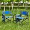 PAGED Padded Folding Outdoor Chair Camping Chairs with Side Table and Storage Pockets for Camping, Picnics, Fishing - 2 of 4