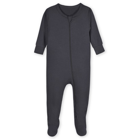 Gerber Baby Buttery-soft Snug Fit Footed Pajamas - Shadow - 6-9 Months :  Target