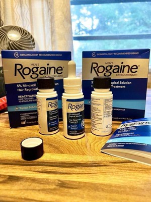 Rogaine Men's Hair Treatment Solution - Trial Size - 2 Fl Oz : Target