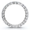 Pompeii3 1ct Diamond Eternity Wedding Ring in 14k White, Yellow, Rose Gold Lab Created - 2 of 4