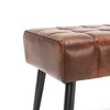 Arceso Entryway Bench, 44.5" Upholstered Bedroom Benches, End of Bed Bench with Metal Legs, for Decorative, Living Room, Dining Room - 3 of 4