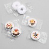 Big Dot of Happiness Fall Gnomes - Autumn Harvest Party Round Candy Sticker Favors - Labels Fits Chocolate Candy (1 sheet of 108) - 3 of 4