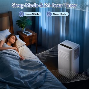 8000 BTU Mobile Air Conditioner,3 In 1 AC Unit with 360 Degree Cast,Cools 420 Sq Ft Fast, Sleep Mode, Built-In Dehumidifier, Fan Mode - 1 of 4