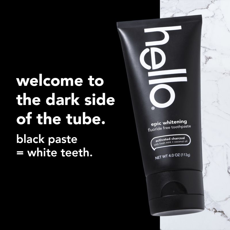 hello Activated Charcoal Whitening Toothpaste, 4 of 22