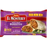 El Monterey Family Pack Beef & Bean Frozen Burritos - 32oz/8ct