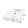 NicBex Couches for Living Room Single Deep Seat Sofa Couch Corduroy Slip-covered Armchair with 1 Big Back Cushion and 2 Big Toss Pillows - 3 of 4