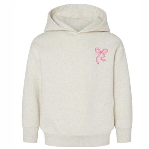 The Juniper Shop Pink Bow Outlined Toddler Hoodie - 1 of 4