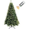TackView Artificial Christmas Tree with Lights for Fullness Artificial Fir Full Bodied Christmas Tree with Metal Stand - 3 of 4