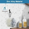 LunaLulinlk Heavy Duty Robe Hook Retro Wall Hanger Rustproof Hardware for Hanging Coat Towel Clothes, 10pcs Black - 4 of 4