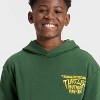 Boys' TMNT Battle Tycoon Hooded Sweatshirt - Green - 2 of 4