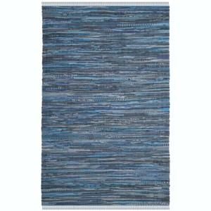 Rag Rug RAR127 Hand Woven Indoor Rugs - Safavieh - 1 of 4