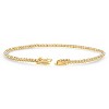 Pompeii3 14k Yellow Gold 1Ct TW Natural Diamond Tennis Line Bracelet 7" - 2 of 4