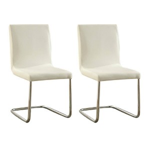 Sapphtopaz Dining Chairs Set of 2 Upholstered Armless Chair with Sturdy Base and Backrest Chairs for Kitchen, Dining Room, Living Room - 1 of 4