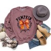 Simply Sage Market Coquette Orange Bow Pumpkin Season Sweatshirt - 3 of 4