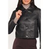 Hope Crop Faux Leather Jacket - 4 of 4