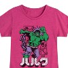 Girls' - Marvel - Hulk Katakana Fitted Short Sleeve Graphic T-Shirt - 2 of 4