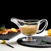 Slickblue Classic Handblown Glass Gravy Boat - 10 oz, Clear, Perfect for Any Occasion - 4 of 4