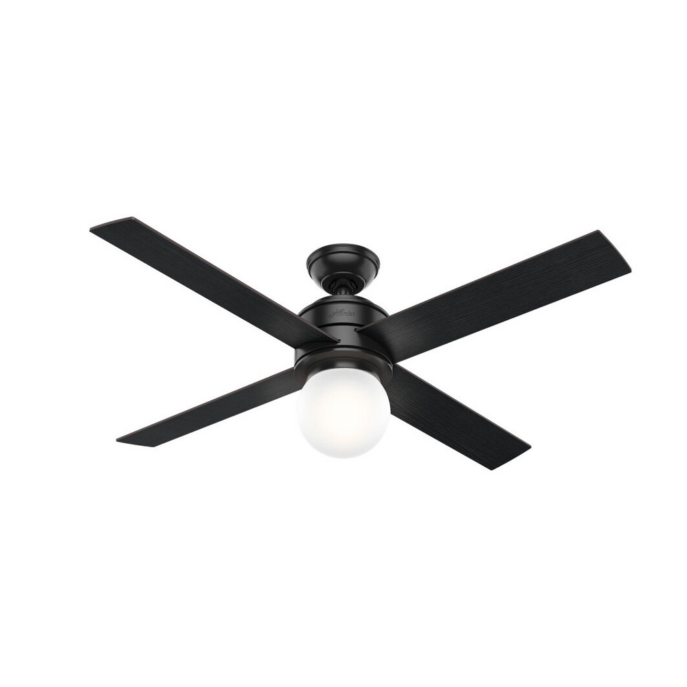 Photos - Air Conditioner 52" Hepburn Ceiling Fan with Wall Control  Matte(Includes LED Light Bulb)