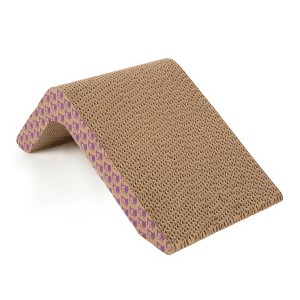 SmartyKat Scratch Ladder Angled Corrugate Cat Scratcher with Catnip Infusion Technology - 1 of 4